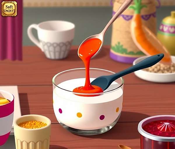 Raita Race Spice Mixing Raita Race gameplay showing spice mixing
